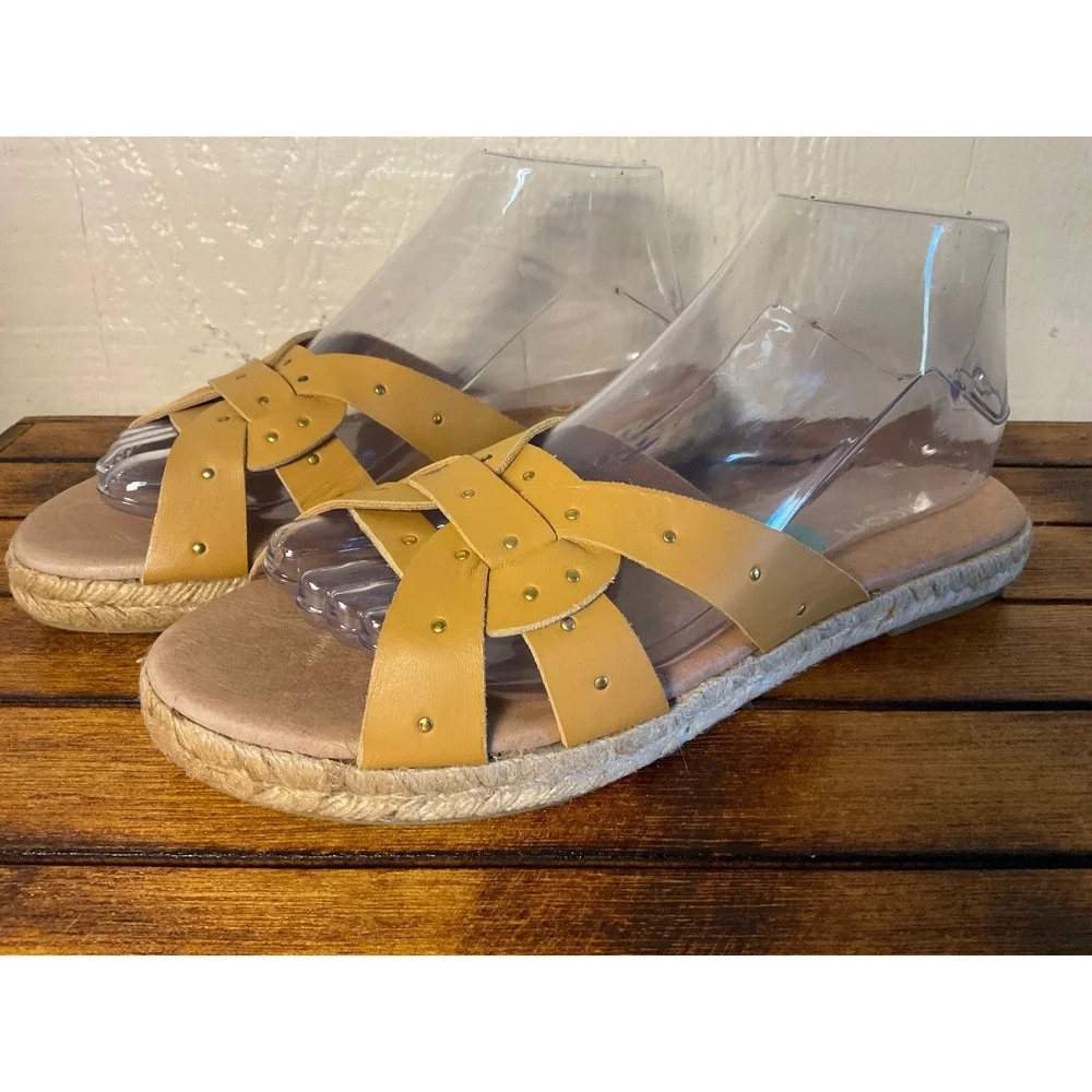 Picon Espadrille Slides Women's 8‎ Handmade in Spain Leather